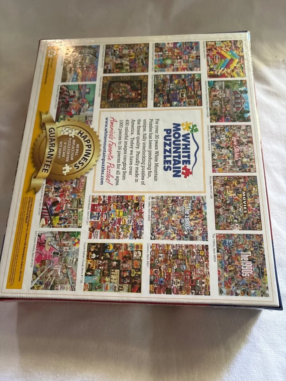 I Love Iowa 1000-Piece Jigsaw Puzzle White Mountain Large Pieces Bonus Poster